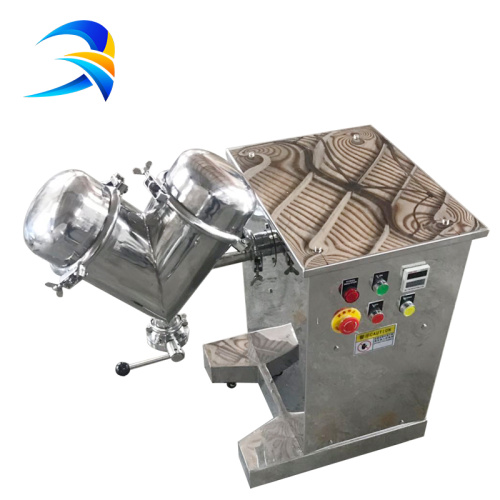 Food Dry Powder Mixing Equipment Laboratory Small V Shape Dry Powder Mixing Machine Manufactory