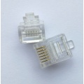 6P6c-connector Telefoonstekker RJ11-connector 6P6C Kristal Kop Gold plating 50U