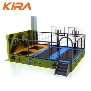 Indoor Amusement Adventure Park: Customized Free Jumping Trampoline for Kids