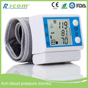 Medical Wrist Type Blood Pressure Monitor With FDA & CE Approval Electronic Digital Blood Pressure Monitor Upper Arm