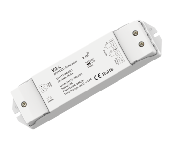 SKYDANCE 8A/CH DC RF Wireless LED Controller for 12V/24V/36V 2-Channels Dual Color LED Strips
