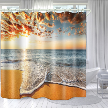 peva printing bath shower curtain