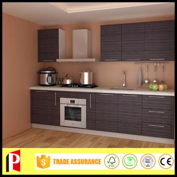 Save a space natural wood veneer sheet kitchen