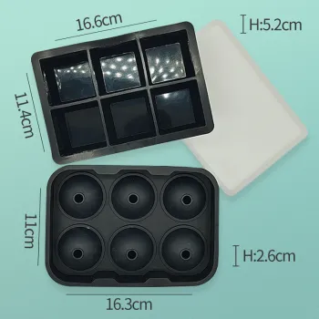 Custom crisp lid design ice cube tray bottle