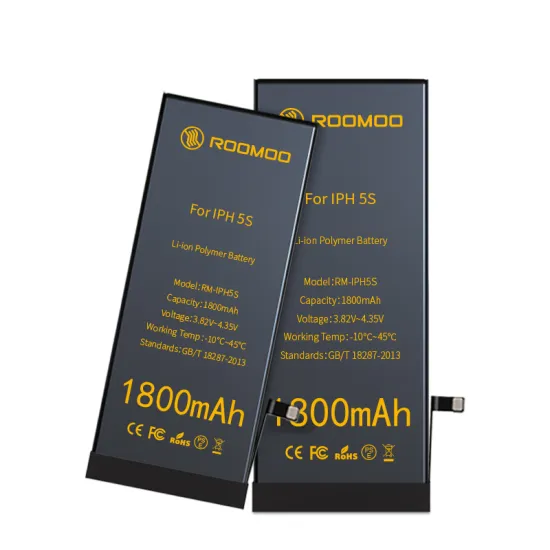 Mobile phone battery 1800mAh lithium ion black battery replacement for iphone 5s