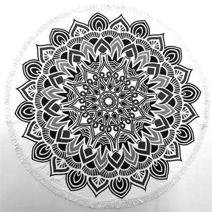 Factory Price Kids Emoji Cotton Beach Towel Fringes