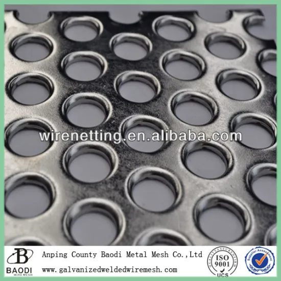 perforated metal staggered pattern