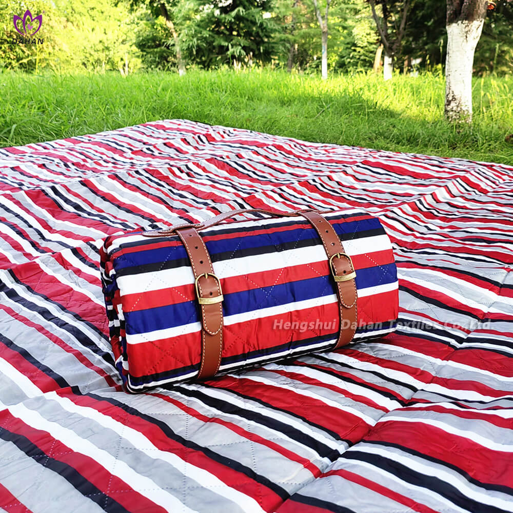 Striped Printed Waterproof Picnic Mat Outdoor Picnic Blanket Made In China Pc475