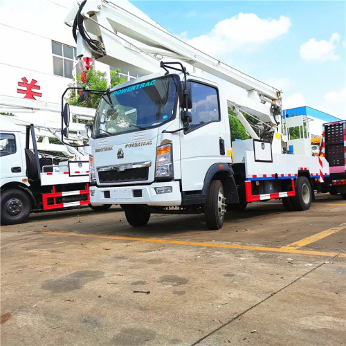 18 meters folding arm type aerial work truck