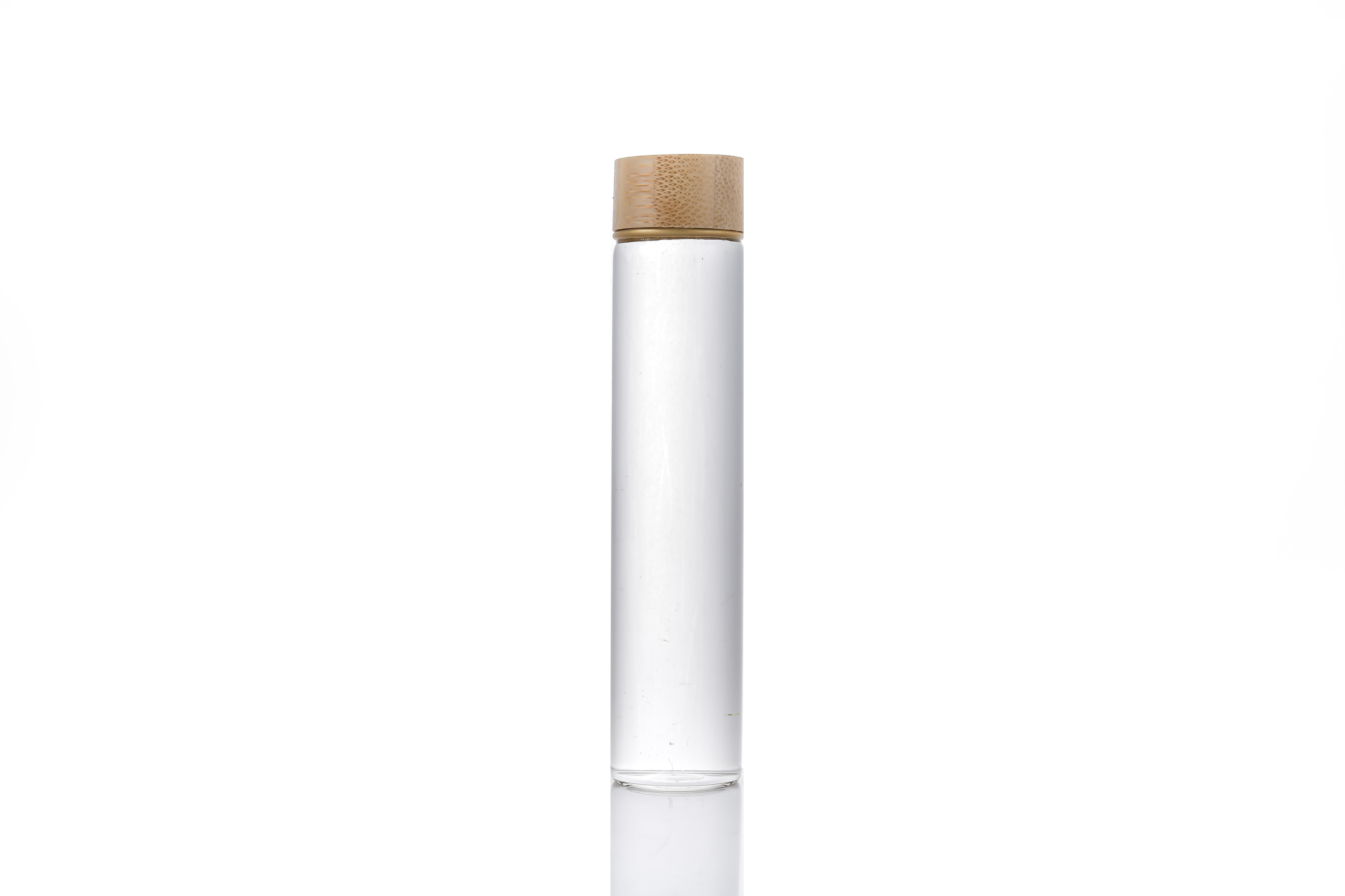 Eco-Friendly Glass Bottle with Bamboo Cap