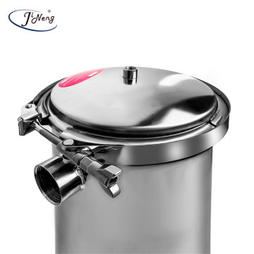 Galvanized Steel and Stainless Steel Single Bag Filter Housings for Water Treatment and Food Industry Membrane Supplies