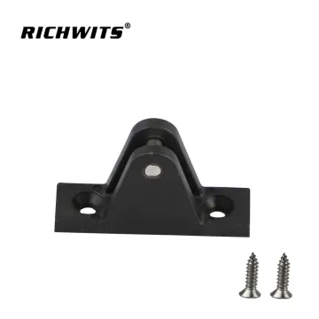 Nylon Deck Hinge Boat Bimini Top Fitting 90 Degree Pin Plastic Hardware Boat