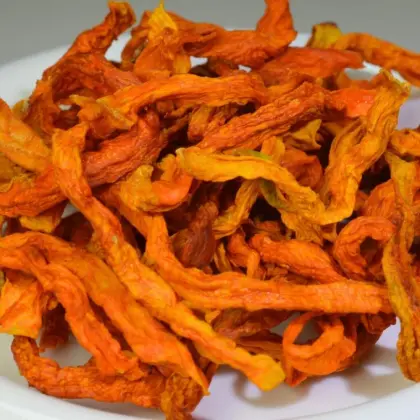 Natural Dried Pumpkin Long Slices Instant Food