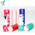 Özel kozmetik ambalaj dudak balsamı kağıt tüp konteyner, satılık biyobozunur kağıt tüp dudak kraft