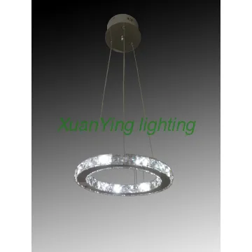 Italian style LED modern crystal pendant light