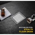 Bathroom Square Tile Insert Grate Shower Floor Drain