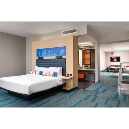Urban-Inspired Apartment-Style Aloft Hotels Marriott Guest Room Furniture