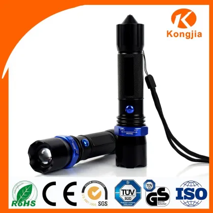 Top 10 CE RoHS Products Self Defense Tactical Led Rechargeable Flashlight