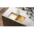 SUS304 Handmade Farm Sink with Drainboard