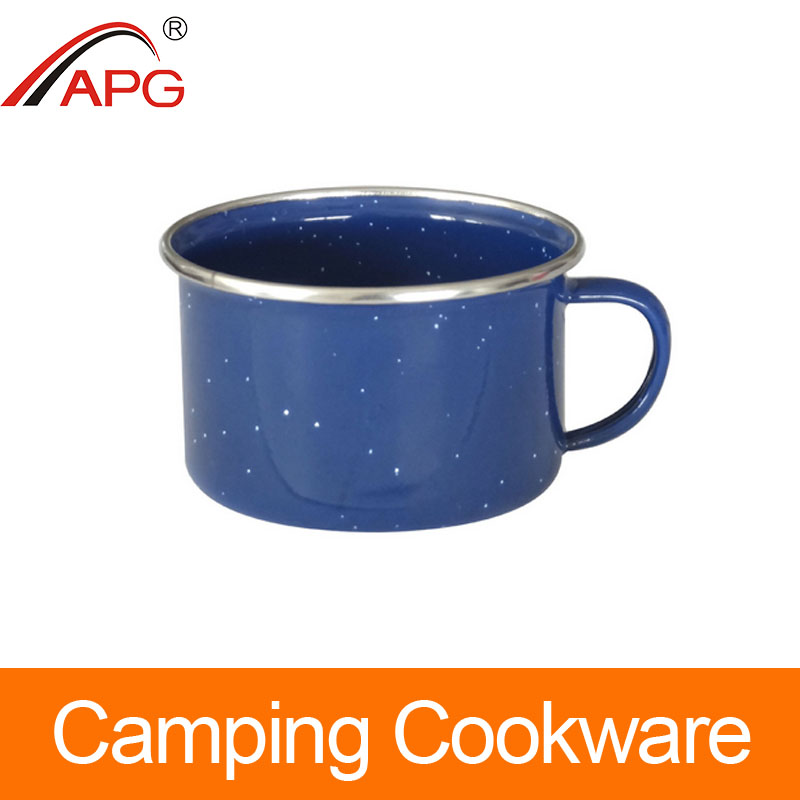 New Style Blue Enamel Coffee Kettle with Filter