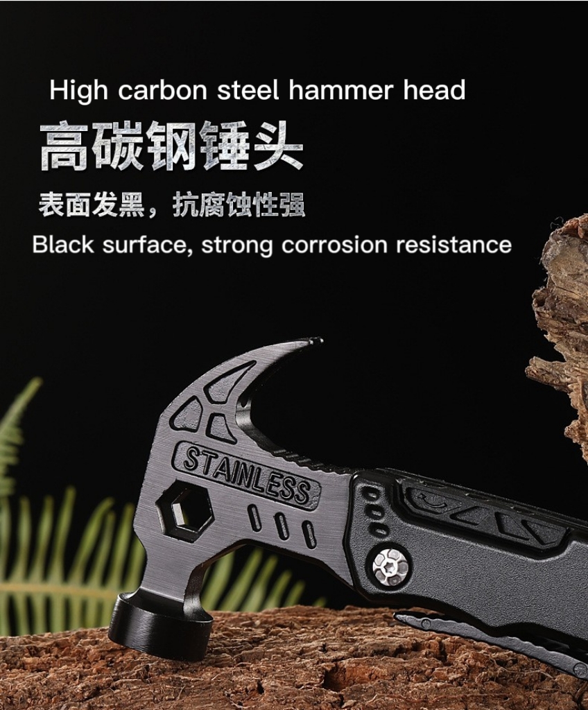 Multifunctional Pliers Survival Horn Hammer