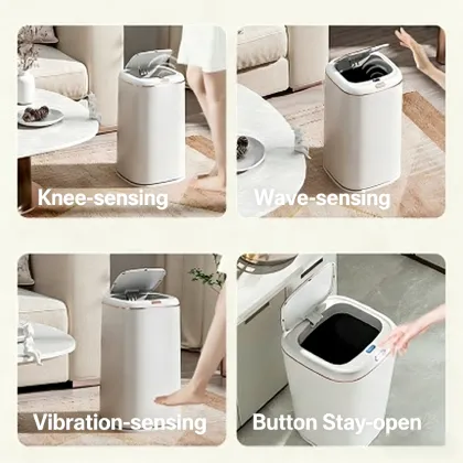 Smart Induction Flip-top Trash Can 2026 New Design