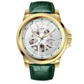 Wheels Shape Dial Automatic Mechanical Skeleton Watch