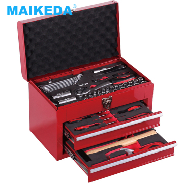 Portable Socket Set Ratchet Wrench Auto Repair Kit with CRV OEM
