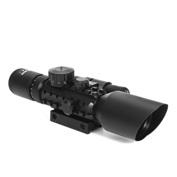 Foreseen M9 3-10x40 EG IR Compact Tactical Sight Scope with Green Dot Laser for Hunting