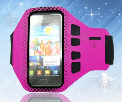 hot sale smart phone sport armband case with Keyport