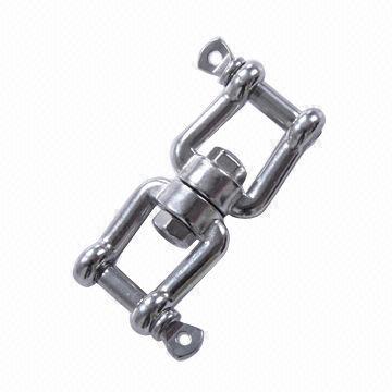 Stainless steel swivel jaw and jaw, measures 4 to 25mm