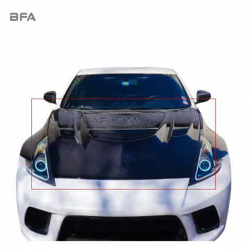 Nissan 370Z Carbon Fiber Hood Kit - Porous Design Style Body Kit and Bumper