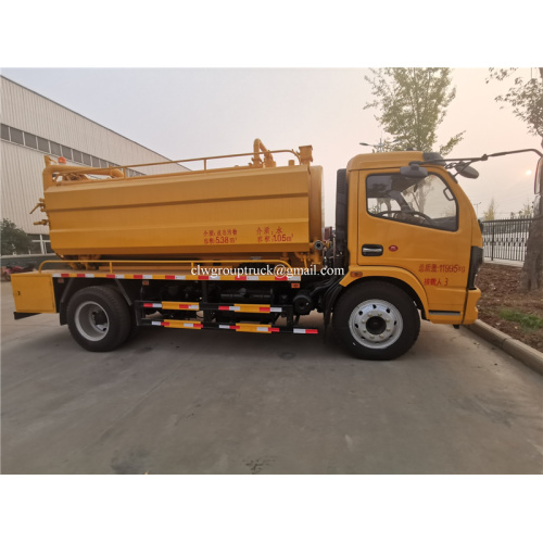 4x2 used vacuum sewage suction tanker truck