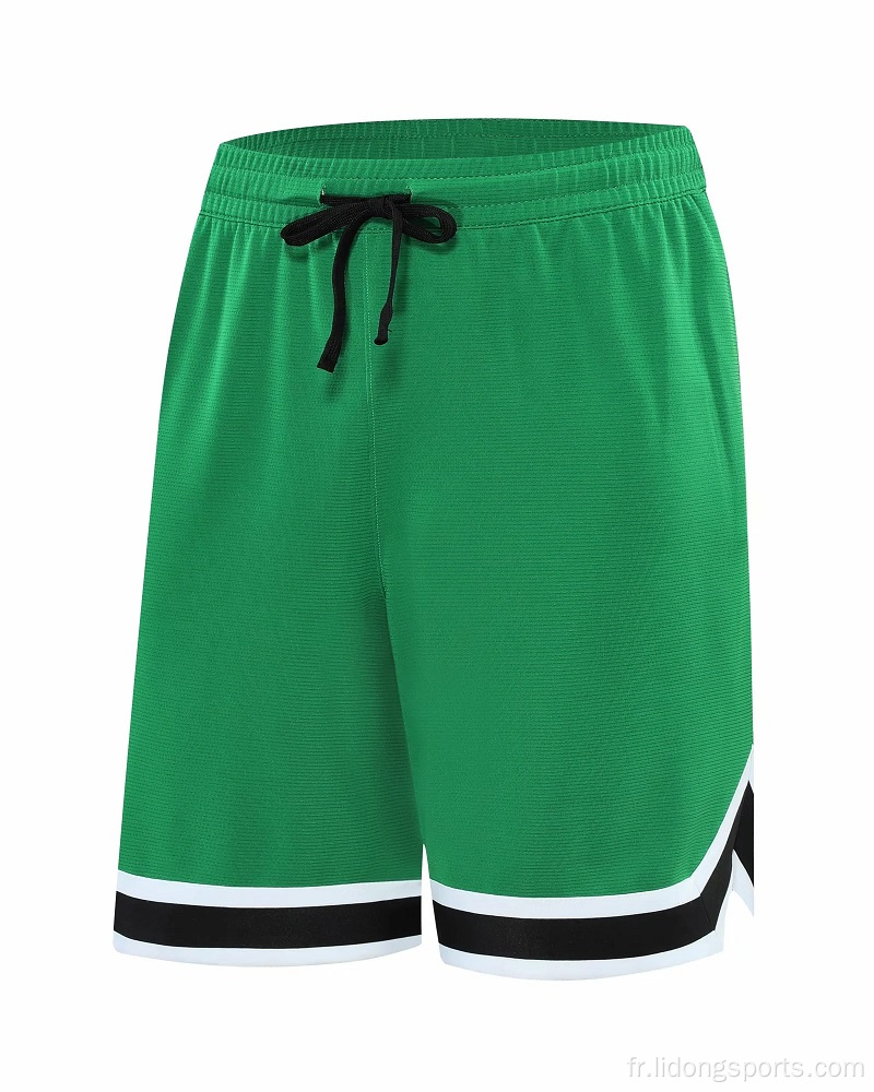 Shorts de basket-ball à hommes respirants shorts d&#39;entraînement pour hommes