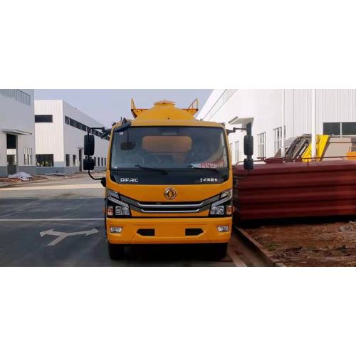 Dongfeng 7-ton vacuum sewage suction truck