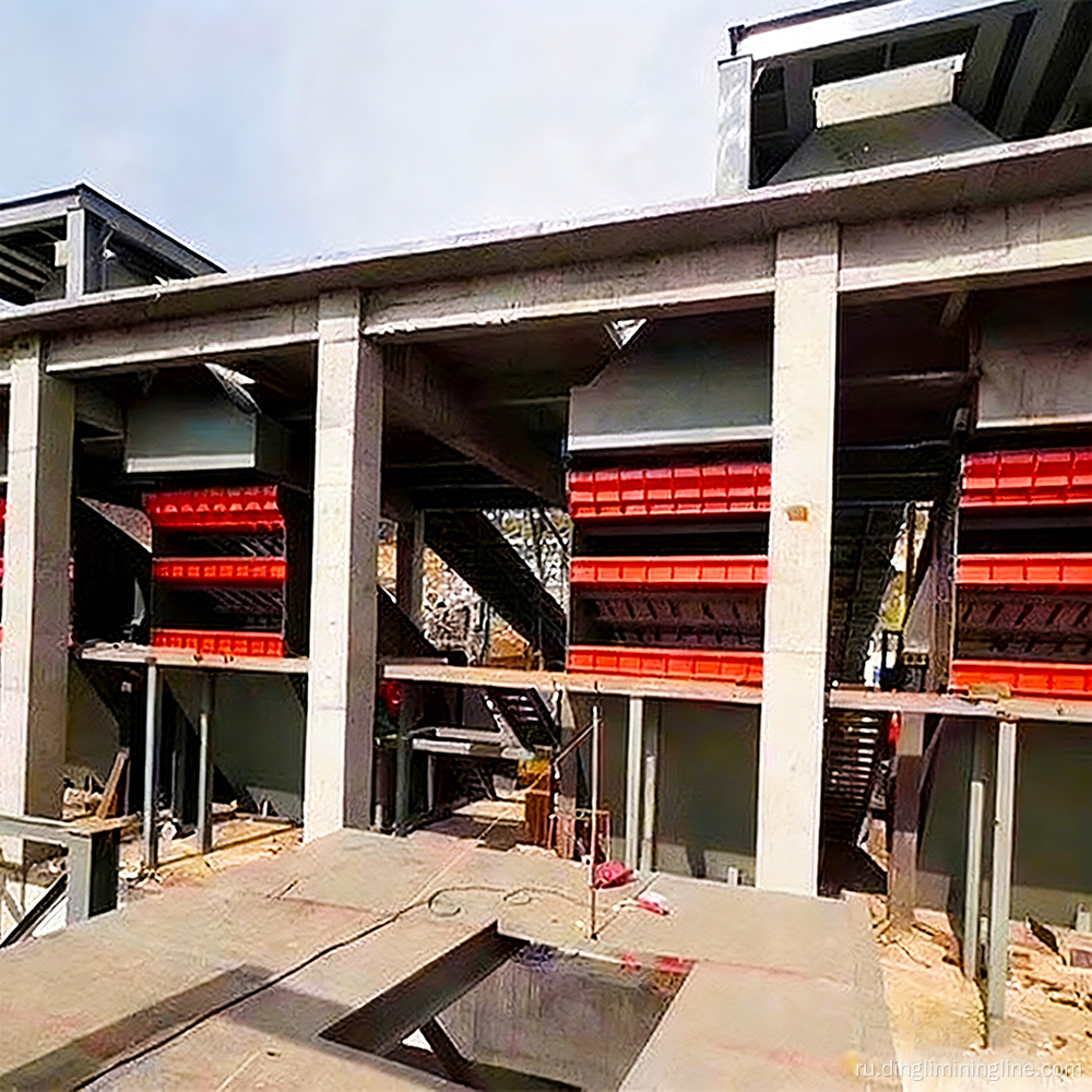 Высокоэффективная линия по производству песчано-гравийного заполнителя