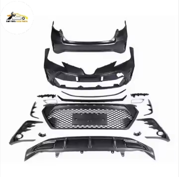 Phụ kiện ô tô tự động chất lượng cao Các bộ phận phía sau BUMPER LẮP ĐẶT LIP BODYKIT HOOD TRILE Đèn pha cho Toyota Corolla
