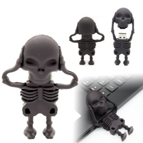 Usb Flash Drives in Stock Special Human Skeleton USB Flash Drive Supplier