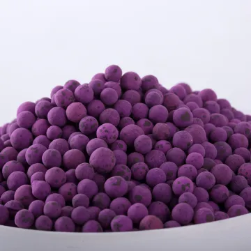 8% KMnO4 Activated Alumina Ball KMnO4 Activated Alumina Potassium Permanganate Beads Price