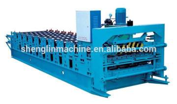 HD roof sheet double layer roll forming machine