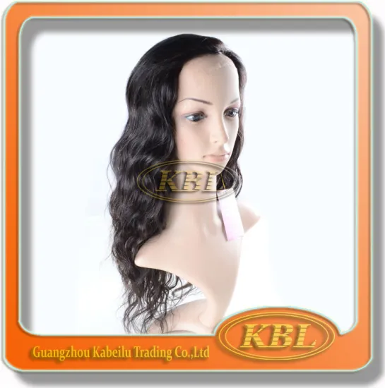 High quality 100% brazilian remy human hair lace wig