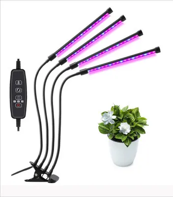 LED Grow Light Full Spectrum Flexible Clip Lamp - 5V USB 18W/27W/36W Plant Growing Lamp