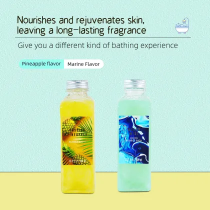 Hot Selling Wholesale OEM Marine Flavor Bubble Bath Hydrating Moisturizing Luxury Shimmer Bubble Shower