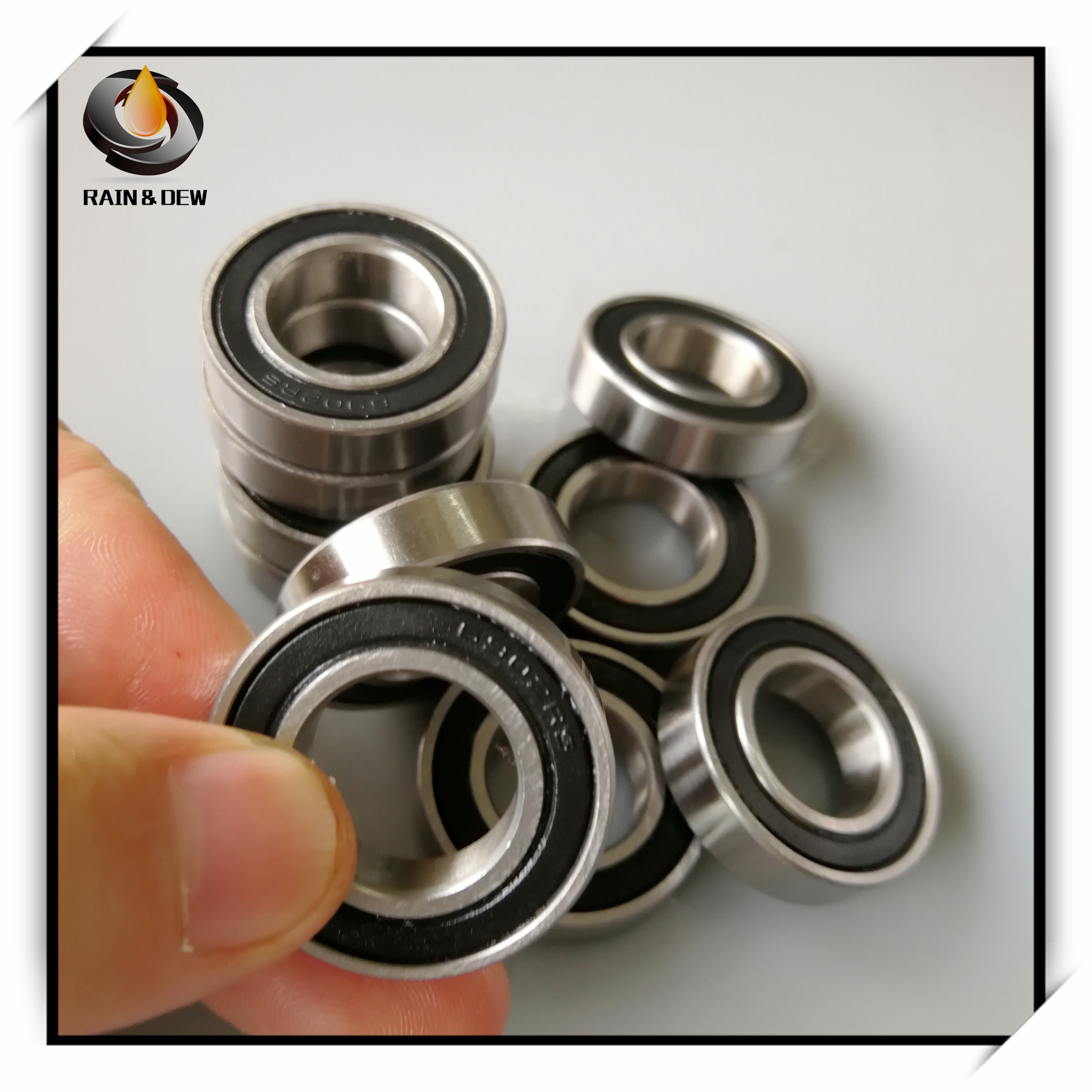 2Pcs 6902 Hybrid Ceramic Bearing 15x28x7 mm ABEC-7 Bicycle Bottom Brackets & Spares 6902RS Si3N4 Ball Bearings