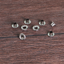 10000 Pcs/pack Silver Iron High Foot Garment Eyelets Without Gasket for Leather Craft Shoes DIY Accessories 3.5mm*7.3mm*4.5mm