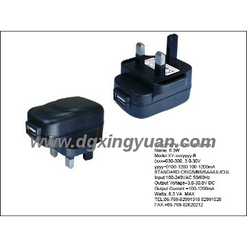 hot selling USB adapter with BS GS approval