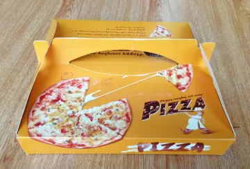 Custom logo printed disposable fast food paper box