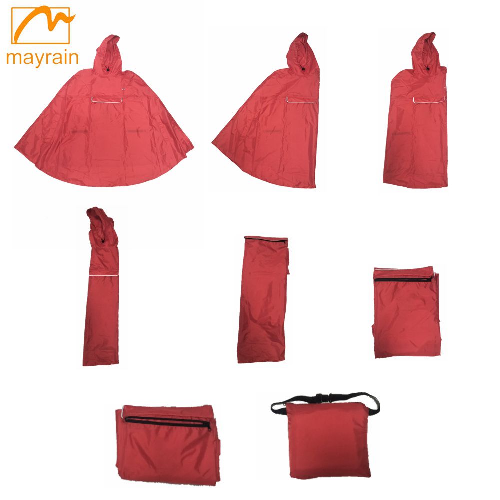 packable rain poncho