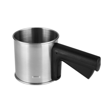 3 Cups Stainless Steel Handheld Baking Flour Sifter with Plastic Handle