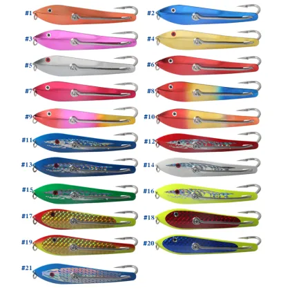 Stainless Steel Jig Lure SpoonHo for Sea Fishing Trolling and Boat Kingfish Targeting Tuna